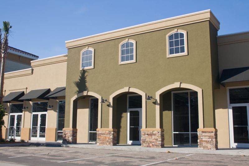 Commercial Building Stucco Work